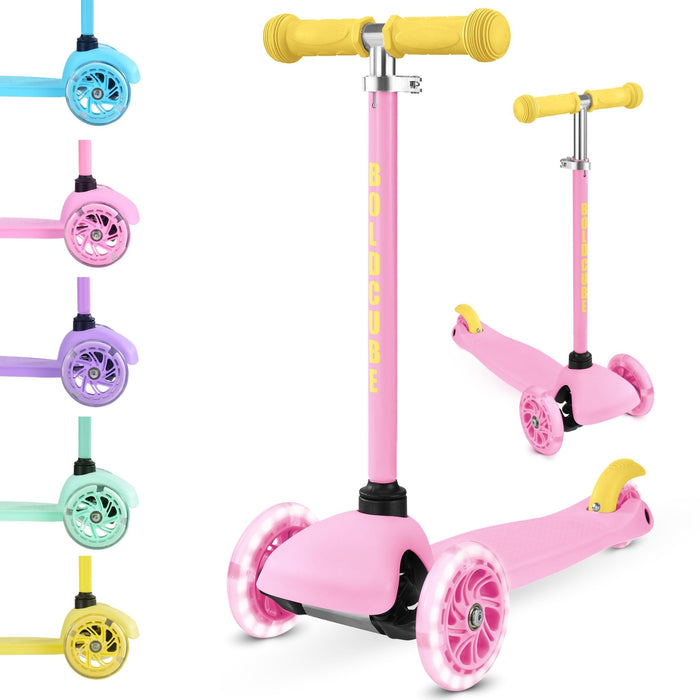 Pink & Yellow - Teeny 3 Wheel Scooter