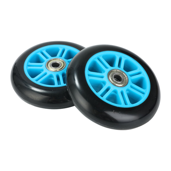 Freedare Blue 100mm Replacement Scooter Wheels（Set of 2）