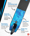 Cyan - Deluxe Stunt Scooter