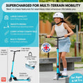 Turquoise - Deluxe 2 Wheel Scooter