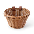 BOLDCUBE Scooter Basket with Dark Brown Straps