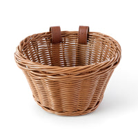 BOLDCUBE Scooter Basket with Dark Brown Straps