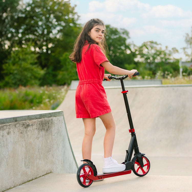 Pink Big 2 Wheel Scooter Foldable Kids Age 6-16 | BOLDCUBE