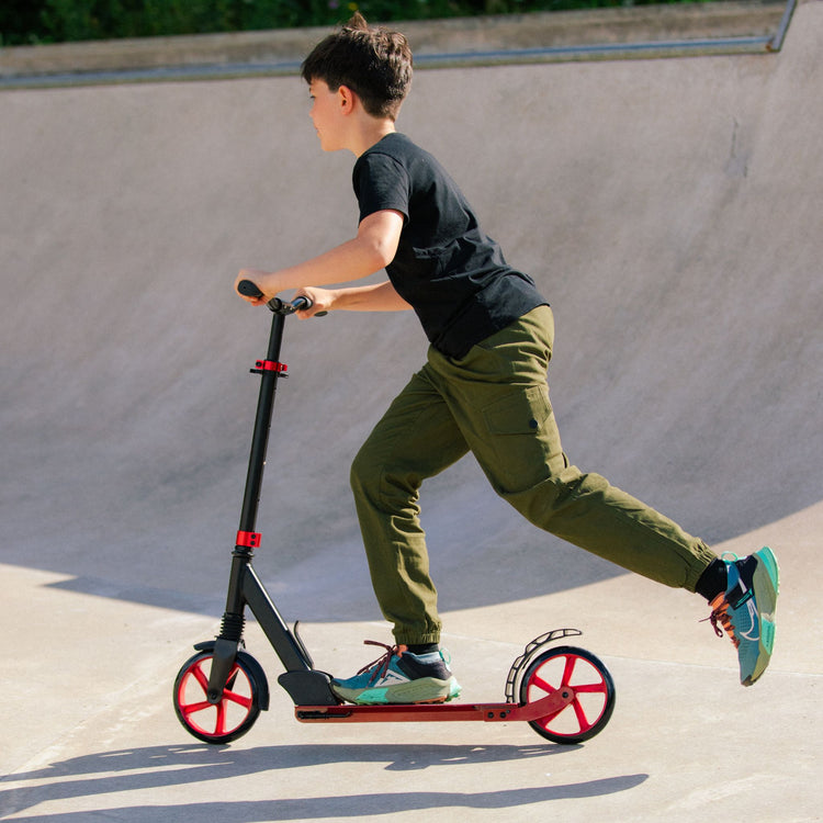 Pink Big 2 Wheel Scooter Foldable Kids Age 6-16 | BOLDCUBE