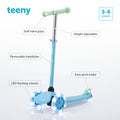 Blue & Green - Teeny 3 Wheel Scooter