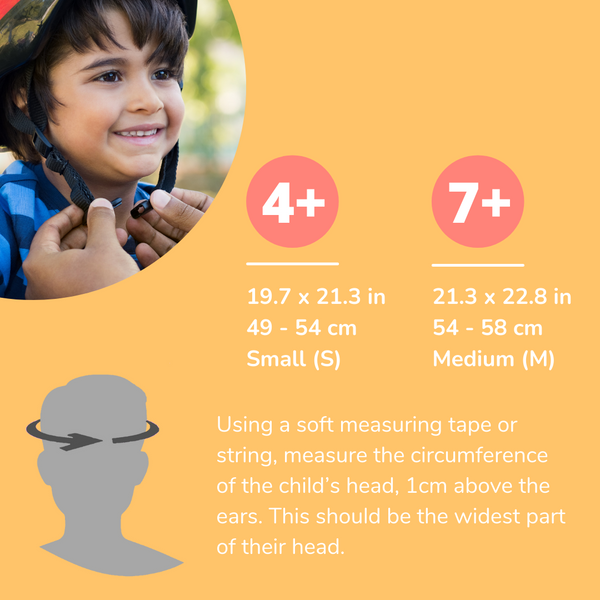 Measure child's hotsell head for helmet