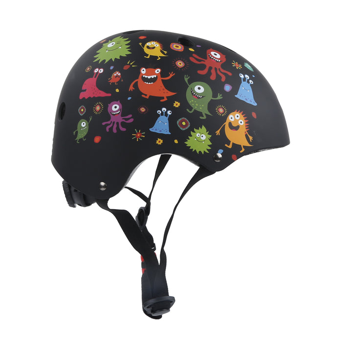 Monster Party Black - Kids Helmet - Accessories - BOLDCUBE Scooters