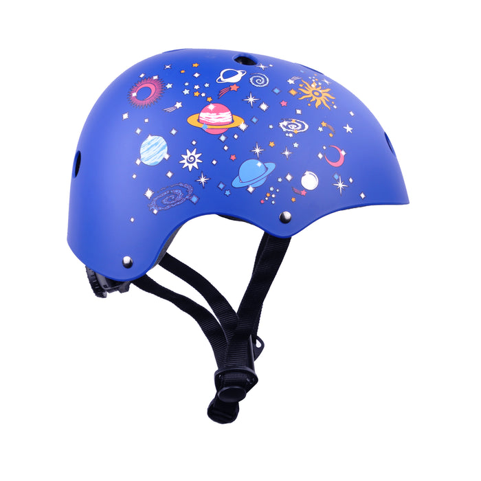 Galaxy Sky Blue - Kids Helmet - Accessories - BOLDCUBE Scooters