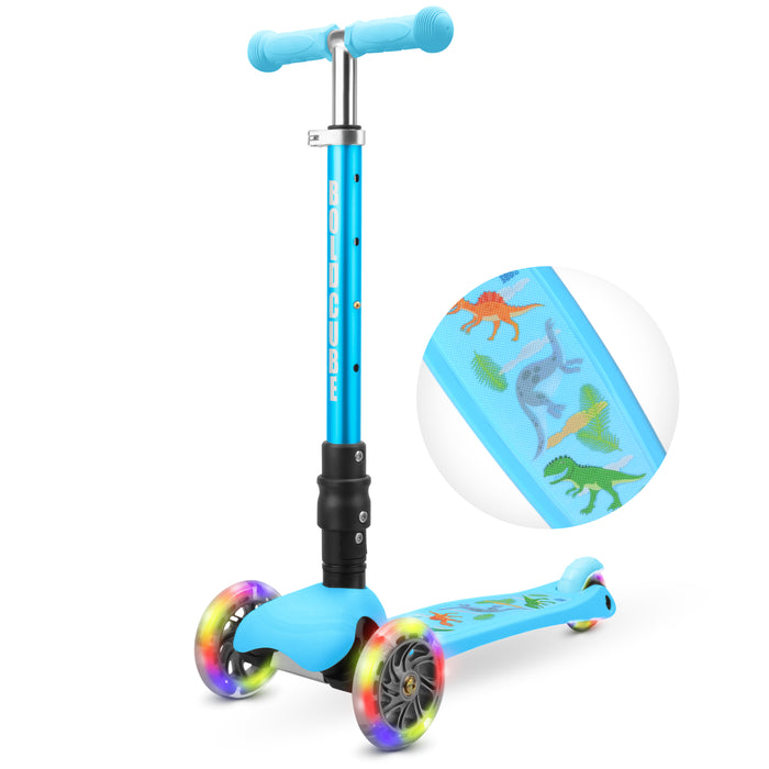 Dinosaur - Teeny Fold 3 Wheel Scooter
