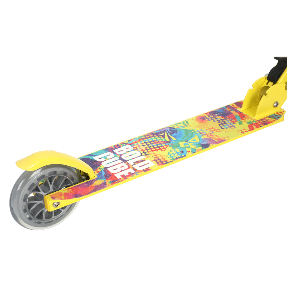 Yellow Graphic - 2 Wheel Foldable Grip Tape - Accessories - BOLDCUBE Scooters