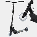 Black - Deluxe 2 Wheel Scooter - 2 Wheel Scooter - BOLDCUBE Scooters