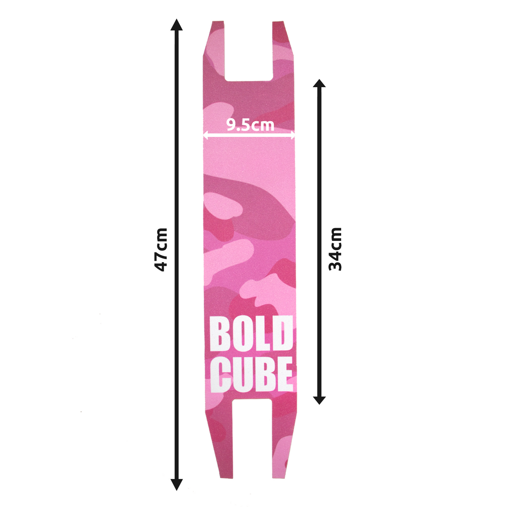 Pink Splash - Stunt Grip Tape - Accessories - BOLDCUBE Scooters