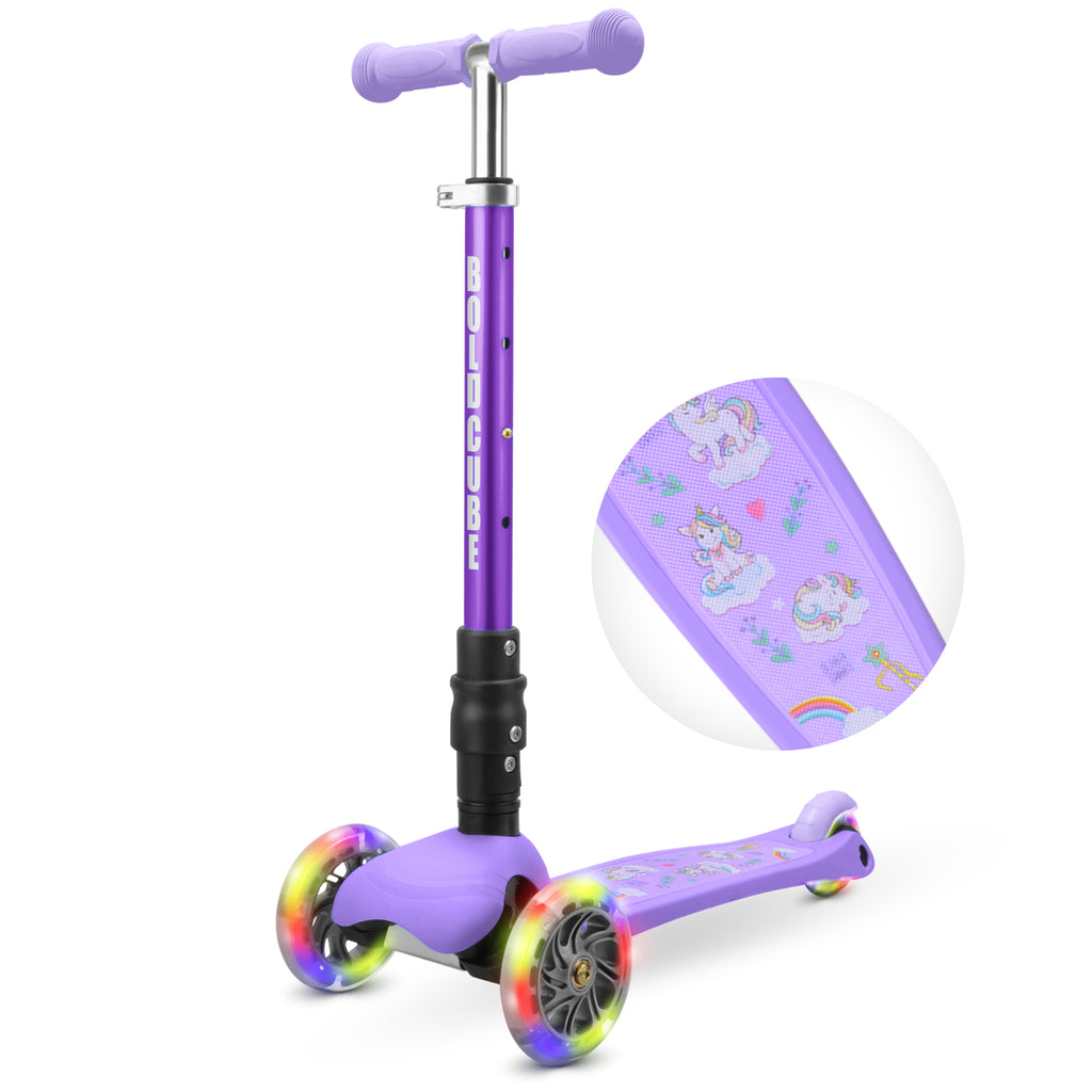 Childrens best sale purple scooters