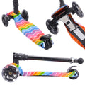 Rainbow Waves - 3 Wheel Scooter - 3 Wheel Scooter - BOLDCUBE Scooters