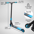 Cyan - Deluxe Stunt Scooter - Stunt Scooter - BOLDCUBE Scooters